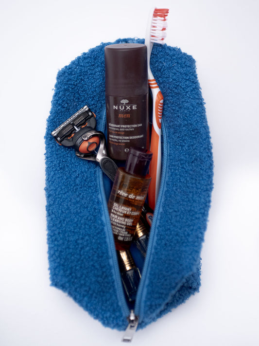 Trousse Beauté Bleue - A personnaliser