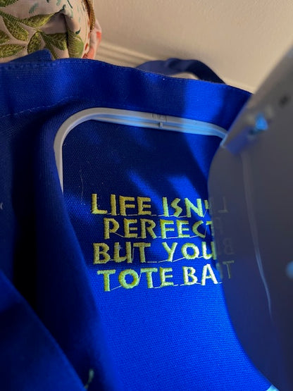Tote Bag Bleu - Personnalisable