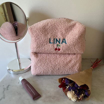 Trousse Beauté Rose - Personnalisable