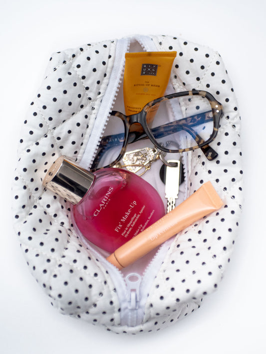 Trousse Beauté à Pois - A personnaliser