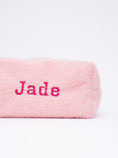 Trousse Beauté Rose - A personnaliser
