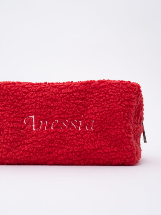 Trousse Beauté Rouge - A personnaliser