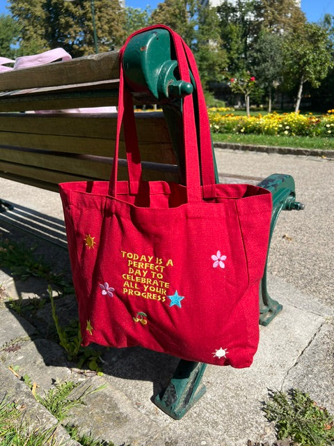 Tote Bag Rouge - Personnalisable
