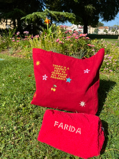 Tote Bag Rouge - Personnalisable